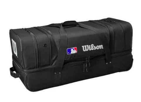 Equipment Bags: Wilson V3 36" MLB Umpire Bag on Wheels (BG-WMLB)