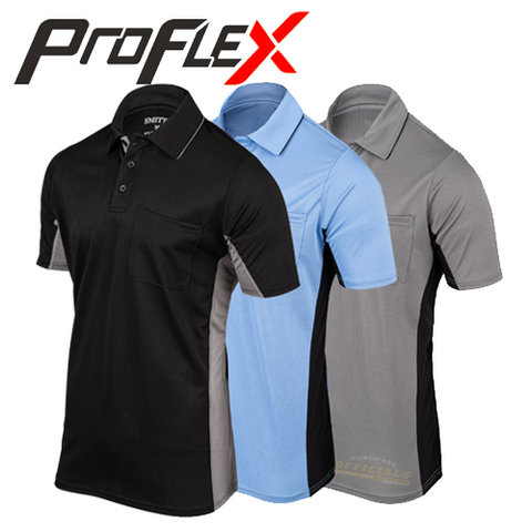 Shirts:  Smitty Pro Flex MLB Replica Short Sleeve Umpire Shirts (ST-314)