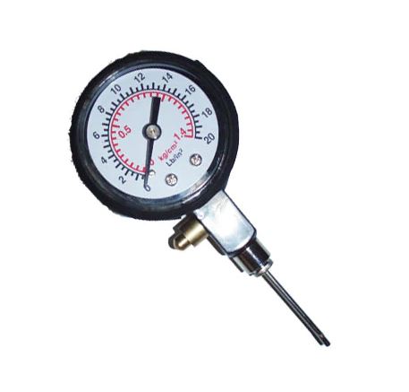 Ball Pressure Gauge:  Dial Style Ball Pressure Gauge (FB-DPG)