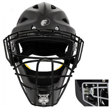 black face mask for football helmet Face Mask: Force 3 Defender Hockey Style Mask (FM-F3HM) – U.S. Officials  Supplies, Inc