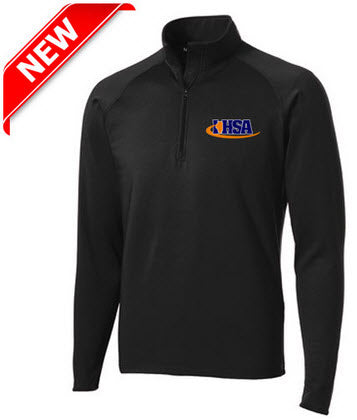 Jackets:   1/4 Zip Stand Up Collar Referee Jacket w/Logo (JT-850L)