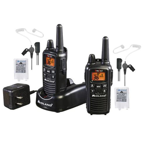 Crew Communications System: Set of two Midland Radios w/Transparent Headsets (FB-CCS)