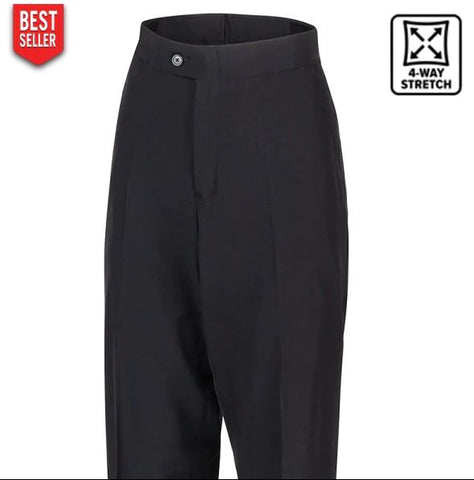 Pants: Smitty Women's Premium 4-Way Stretch NBA Style Flat Front Pants (PT-4WS)