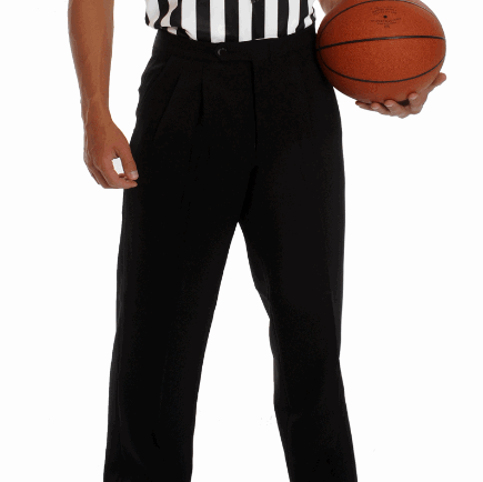 Pants: Smitty Women's Official's Black, Pleated, Beltless (PT-2WP)