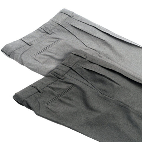Pants: Smitty Pleated Combo Umpire Pants -- Heather or Charcoal Grey (PT-SCE)