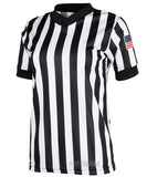Shirts:  Smitty MADE IN THE USA Dye-Sublimated V-Neck Shirt -- Men's or Women's; Mesh or Body Flex (ST-USAV)