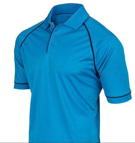 Shirts:  Cyan Blue Volleyball Shirt with piping (ST-VB Blue)