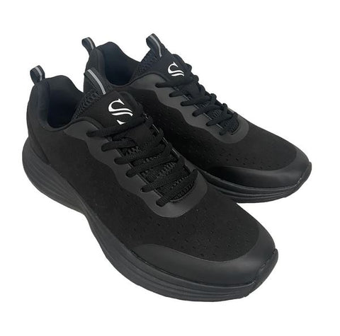 Shoes (Indoor): Smitty Court Maxx 1 Referee Shoes -- Solid Black (SH-SCMX)