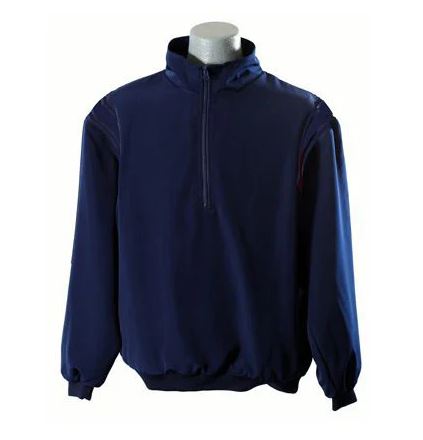 Jackets:  Smitty Umpire's Solid Navy 1/2 Zip Pullover Umpire Jacket (CW-321)