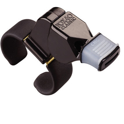 Whistles:  Fox 40 Classic Fingergrip w/CMG Whistle (FF-9609)