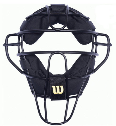 Face Mask: Wilson Dyna-Lite Aluminum Umpire Mask with Memory Foam Padding (FM-NV)