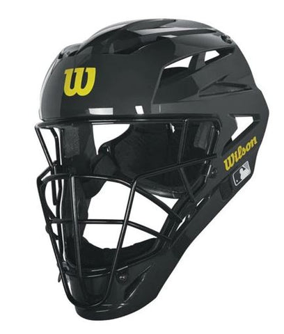 Face Mask: Wilson MLB Pro Stock Steel Hockey Style Face Mask (FM-Shock)