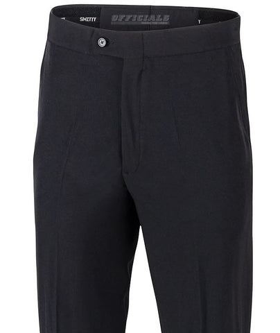 Pants:  Smitty Side Seam Pocket Flat Front Standard Fit Referee Pants (PT-2S)