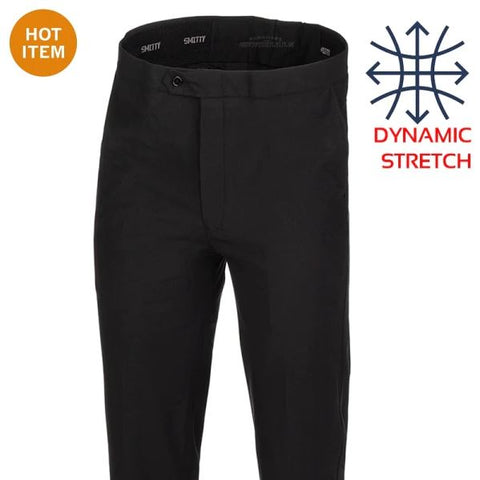 Pants:  Smitty Premium DYNAMIC Stretch Flat Front Slim Fit Referee Pants (PT-4MS)