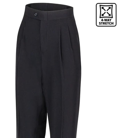 Pants:  Smitty Women's Premium Four-Way Stretch NBA Style Flat Front Pants (PT-4WS)
