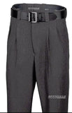 Pants:  Smitty Umpire Pleated Expander Waistband Pants:  Combo, Plate or Base; Heather or Charcoal Grey (PT-SE)