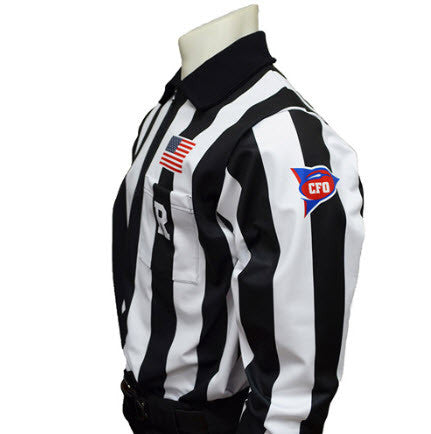 Shirts:  Smitty MADE IN THE USA NCAA CFO Dye-Sublimated L/S Premium Football Shirt (ST-CFOL)