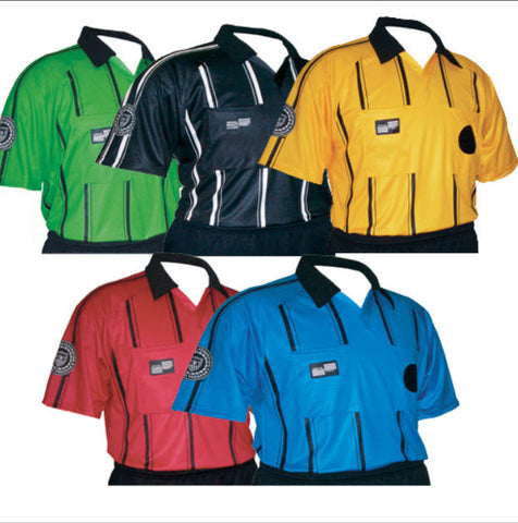 Shirts:  Official USSF Short Sleeve Economy Soccer Referee Shirt (ST-SS)